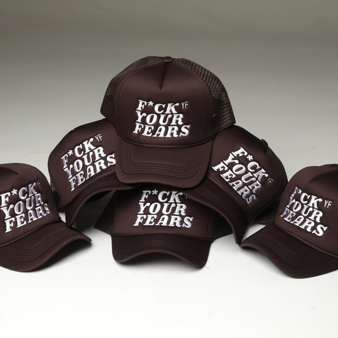 F*ck Your Fears Trucker Chocolate Brown