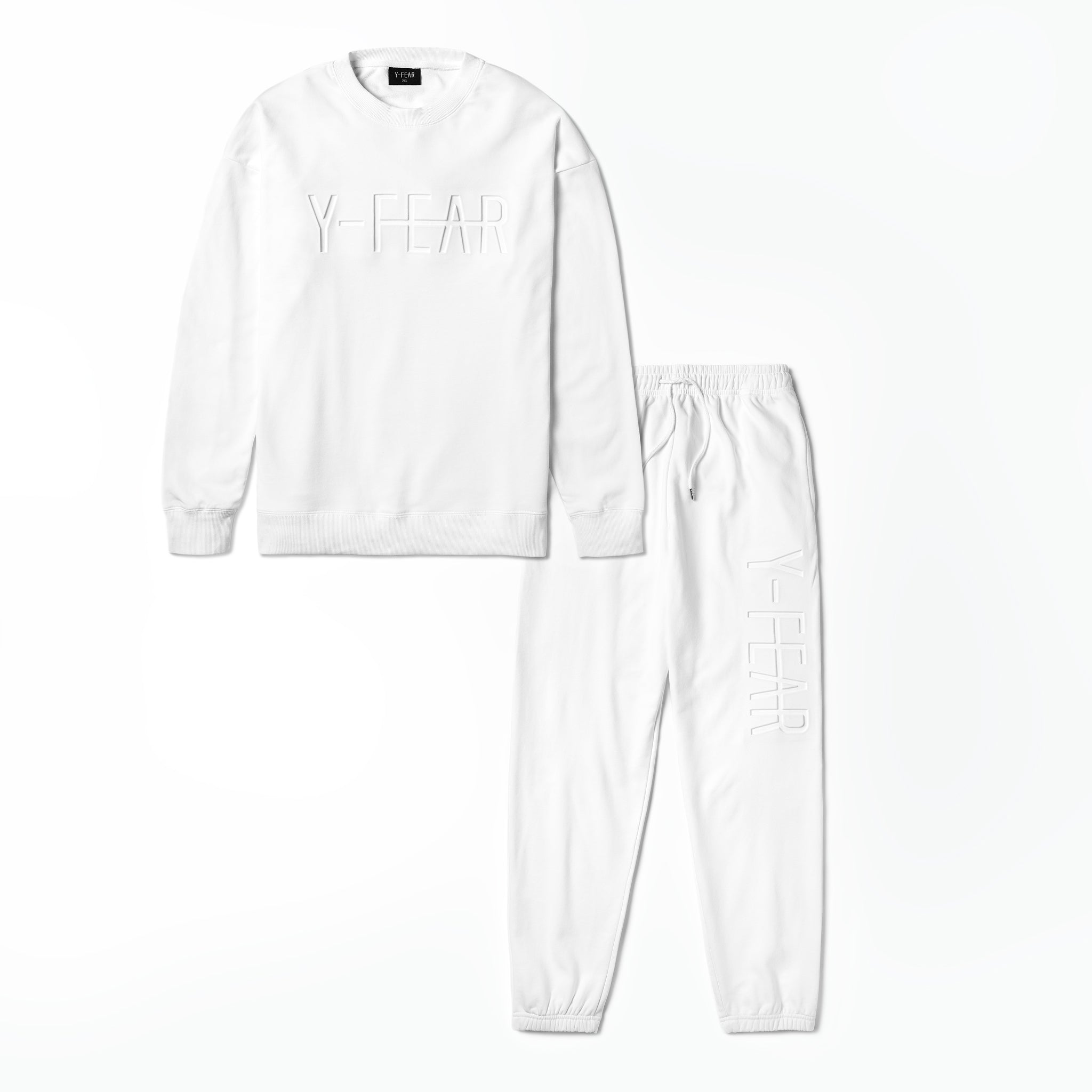 White On Time Signature Sweatsuit